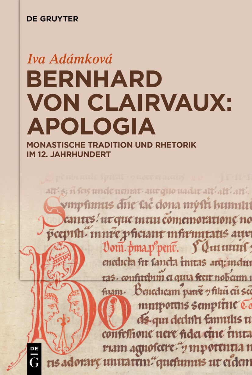 Cover-Abbildung für Bernhard von Clairvaux: Apologia (Hardcover) (99999---978-3-11-155829-5)