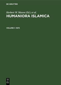 Humaniora Islamica / 1973