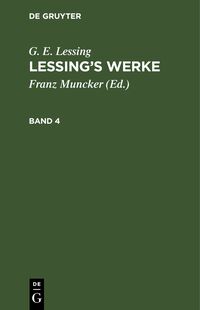 G. E. Lessing: Lessing's Werke