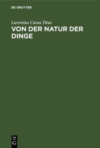 Von der Natur der Dinge