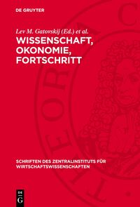 Wissenschaft, Okonomie, Fortschritt