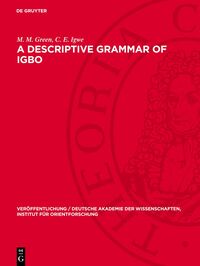 A Descriptive Grammar of Igbo