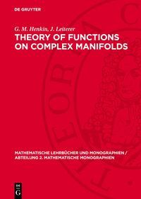 Theory of Functions on Complex Manifolds