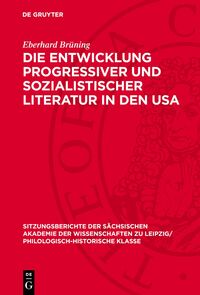 Die Entwicklung progressiver und sozialistischer Literatur in den USA