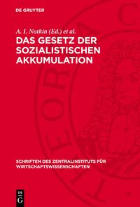Das Gesetz der sozialistischen Akkumulation