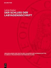 Der Schluß der Labyadeninschrift