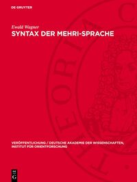 Syntax der Mehri-Sprache