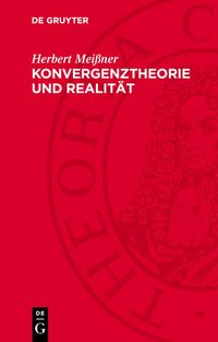 Konvergenztheorie und Realität - Cover