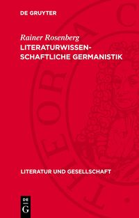 Literaturwissenschaftliche Germanistik