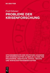 Probleme der Krisenforschung