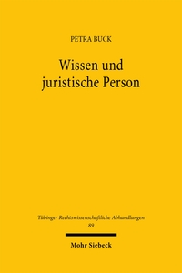 Wissen und juristische Person