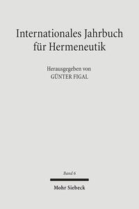 Internationales Jahrbuch für Hermeneutik