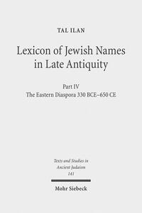 Lexicon of Jewish Names in Late Antiquity