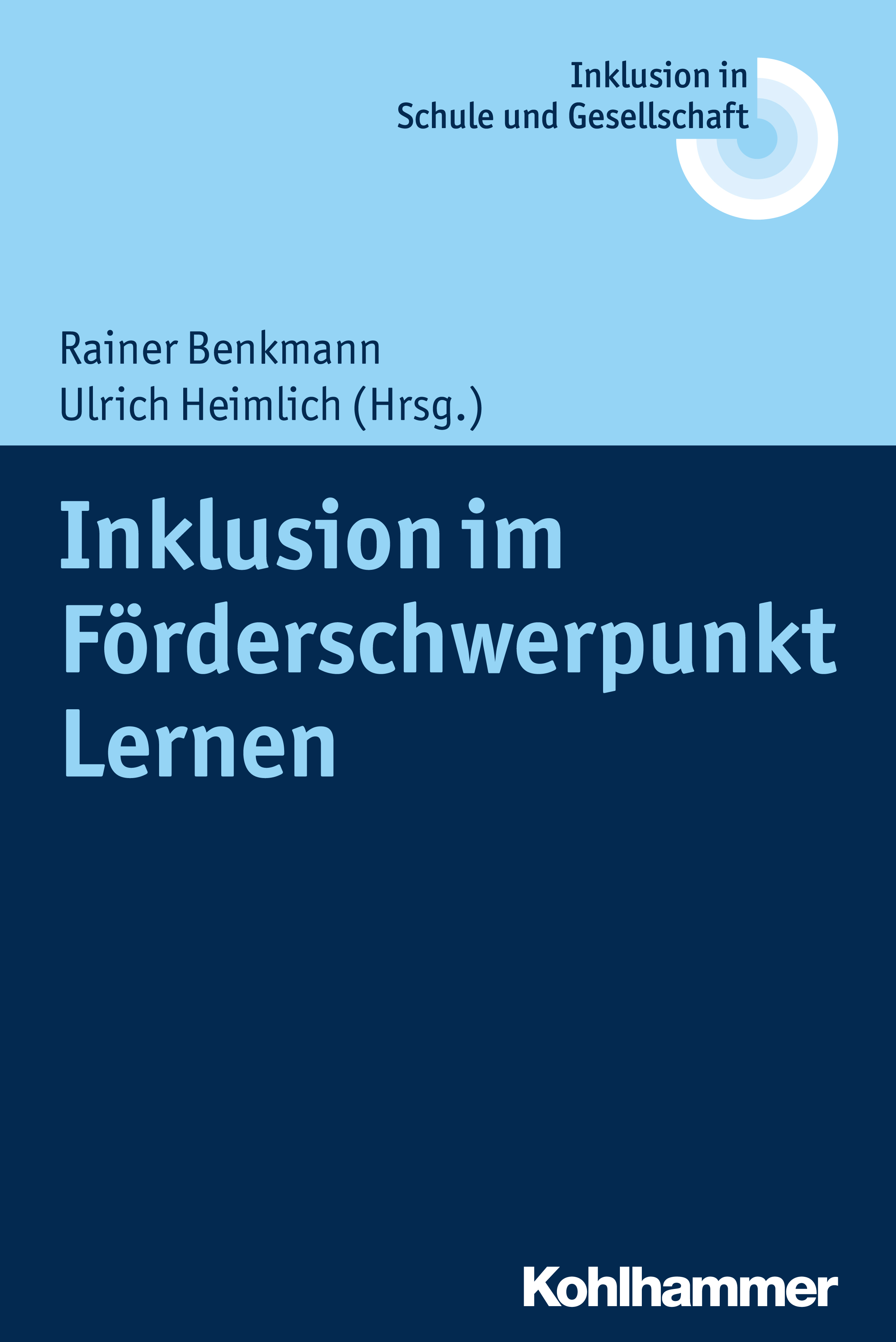 Cover-Abbildung für Inklusion im Förderschwerpunkt Lernen (Softcover/Paperback) (99999---978-3-17-025126-7)