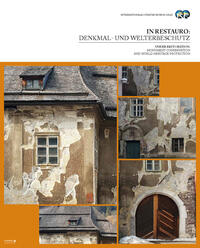 IN RESTAURO: DENKMAL- UND WELTERBESCHUTZ/ Under Restoration: Monument and World Heritage Protection