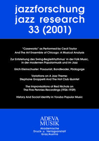 Jazzforschung - Jazz Research / Jazzforschung - Jazz Research
