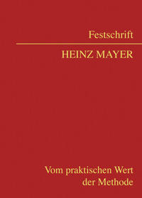 Festschrift Heinz Mayer