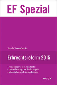 Erbrechtsreform 2015