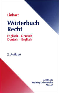 Wörterbuch Recht Englisch-Deutsch / Deutsch-Englisch