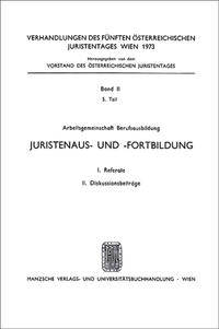Juristenaus- und Fortbildung