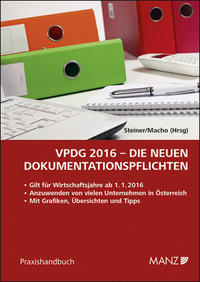 VPDG 2016 - Die neuen Dokumentationspflichten