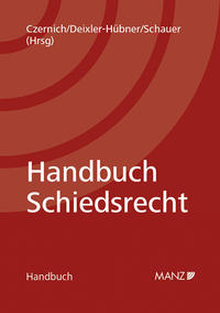 Handbuch Schiedsrecht