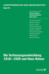 Die Verfassungsentwicklung 1918-1920 und Hans Kelsen