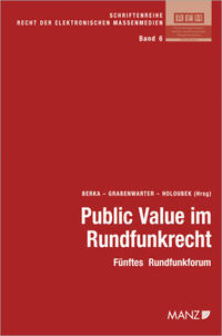 Public Value im Rundfunkrecht Fünftes Rundfunkforum