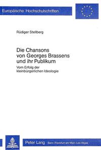 Die Chansons von Georges Brassens und ihr Publikum