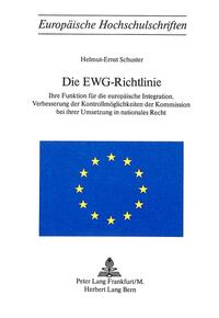 Die EWG-Richtlinie