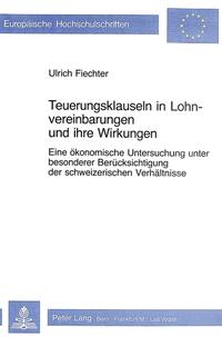 Teuerungsklauseln in Lohnvereinbarungen und ihre Wirkungen