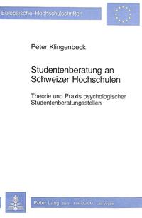 Studentenberatung an Schweizer Hochschulen