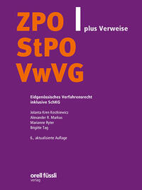 ZPO/StPO/VwVG plus Verweise
