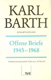 Karl Barth Gesamtausgabe