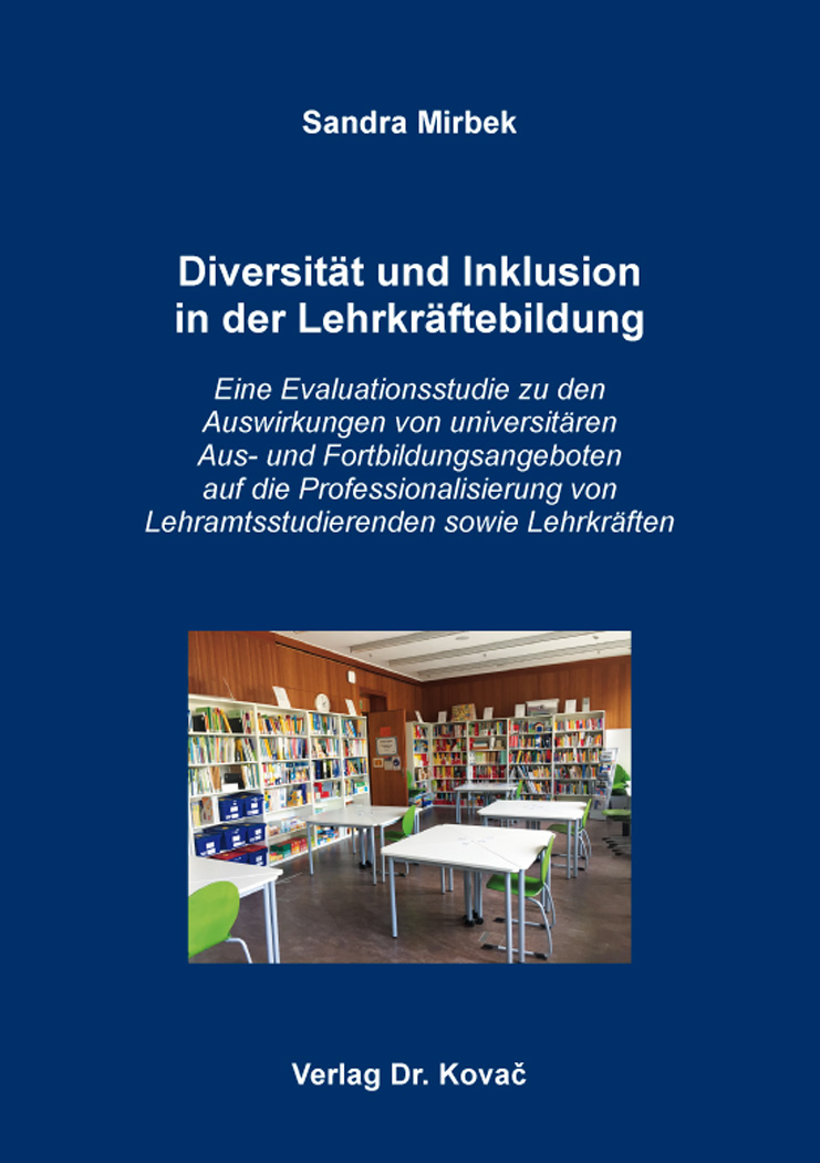 Cover-Abbildung für Diversität und Inklusion in der Lehrkräftebildung (Softcover/Paperback) (99999---978-3-339-12602-3)