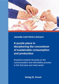 A puzzle piece in deciphering the conundrum of sustainable consumption and production