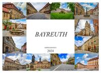 Bayreuth Impressionen (Wandkalender 2024 DIN A2 quer), CALVENDO Monatskalender