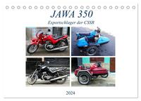 JAWA 350 - Exportschlager der CSSR (Tischkalender 2024 DIN A5 quer), CALVENDO Monatskalender