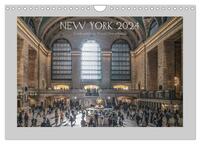 New York – Von Brooklyn zur Grand Central Station (Wandkalender 2024 DIN A4 quer), CALVENDO Monatskalender