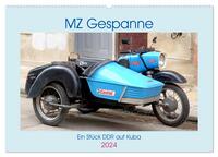MZ-Gespanne - Ein Stück DDR auf Kuba (Wandkalender 2024 DIN A2 quer), CALVENDO Monatskalender
