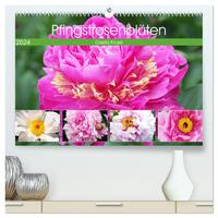 Pfingstrosenblüten (hochwertiger Premium Wandkalender 2024 DIN A2 quer), Kunstdruck in Hochglanz