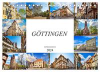 Göttingen Impressionen (Tischkalender 2024 DIN A5 quer), CALVENDO Monatskalender