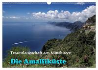 Traumlandschaft am Mittelmeer: Die Amalfiküste (Wandkalender 2024 DIN A3 quer), CALVENDO Monatskalender