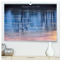 Am Rhein spaziert (hochwertiger Premium Wandkalender 2024 DIN A2 quer), Kunstdruck in Hochglanz