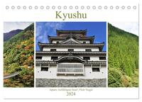 Kyushu - Japans vielfältigste Insel (Tischkalender 2024 DIN A5 quer), CALVENDO Monatskalender