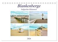 Blankenberge - belgischer Küstenort (Tischkalender 2024 DIN A5 quer), CALVENDO Monatskalender