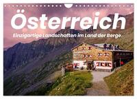 Österreich - Einzigartige Landschaften im Land der Berge. (Wandkalender 2024 DIN A4 quer), CALVENDO Monatskalender