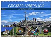 Grosser Arberblick auf Bayerisch Eisenstein (Wandkalender 2024 DIN A2 quer), CALVENDO Monatskalender