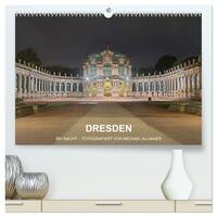 Dresden - fotografiert von Michael Allmaier (hochwertiger Premium Wandkalender 2024 DIN A2 quer), Kunstdruck in Hochglanz