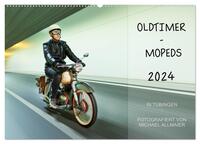 Oldtimer Mopeds - fotografiert von Michael Allmaier (Wandkalender 2024 DIN A2 quer), CALVENDO Monatskalender
